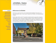 Tablet Screenshot of exana.de